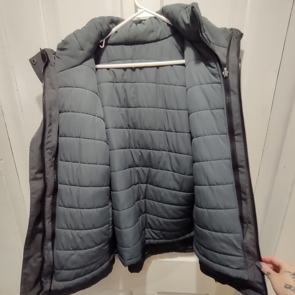 Women XL heavy 3 in 1 winter coat - Picture 8 of 11